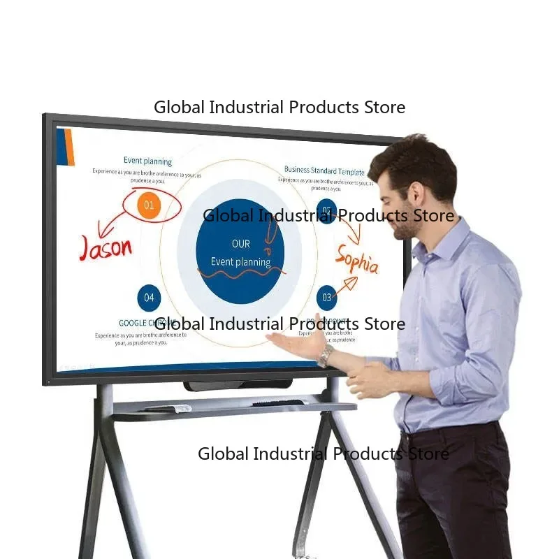 All-In-One 55-Inch Interactive  Touch Screen Whiteboard For University Classrooms Shopping Mall Digital Floor