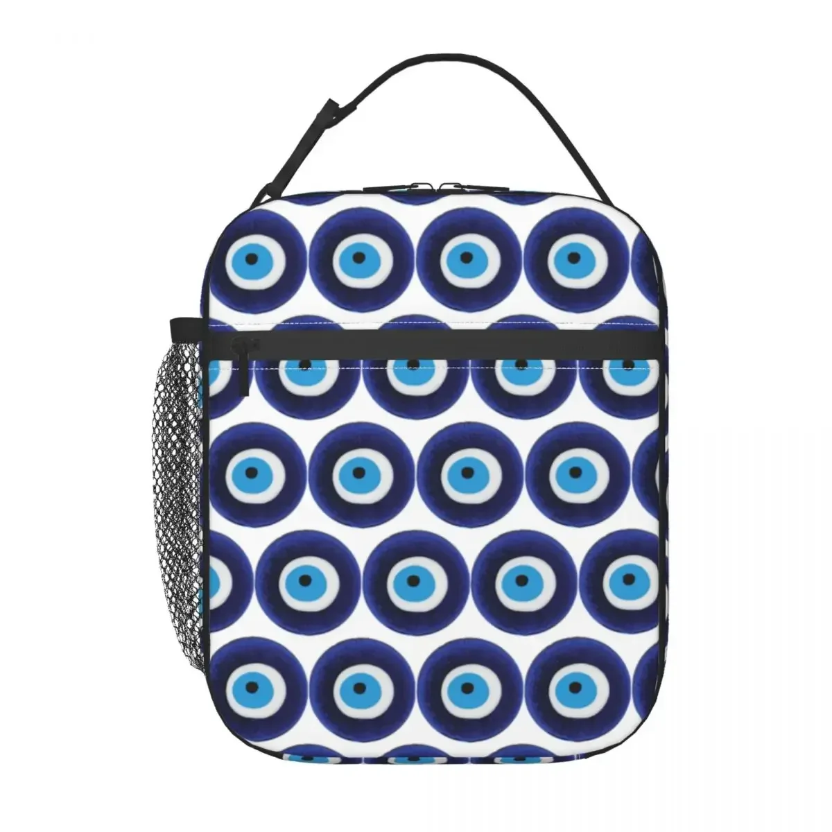 Nazar Evil Eye Protection Symbol Insulated Lunch Bag Large Lunch Container Cooler Bag Tote Lunch Box Office Picnic Men Women