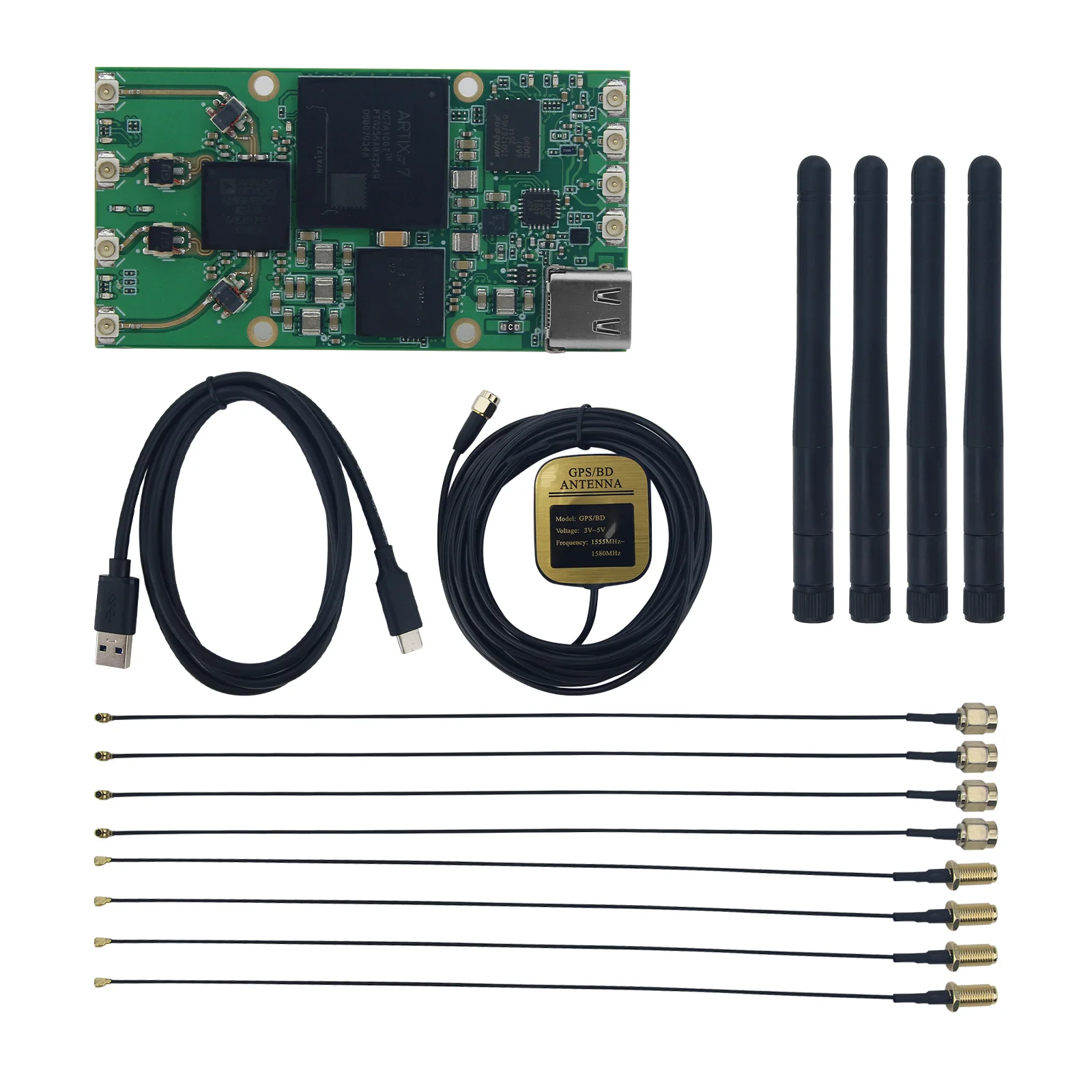 HamGeek TinyB210 70MHz-6GHz Software Defined Radio SDR Development Board