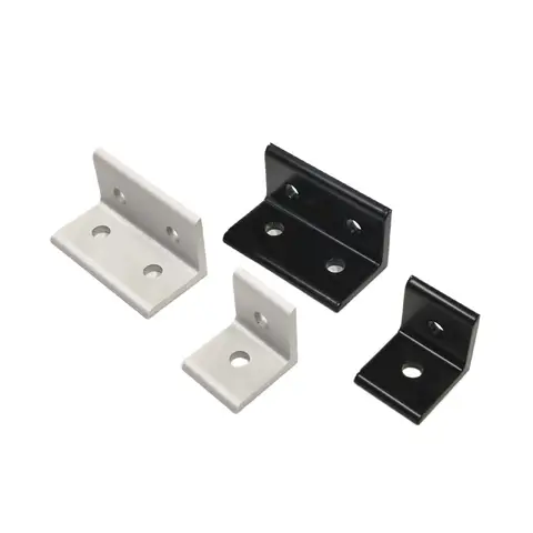 2020 3030 4040 4545 Aluminum Extrusion Profile Aluminum Alloy 2 Hole 90 degreee Inside Corner Bracket