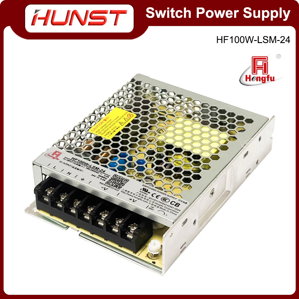 HUNST Hengfu HF100W-LSM-24 Switching Power Supply 100~240V DC24V4.5A Small DC Switching Power Supply