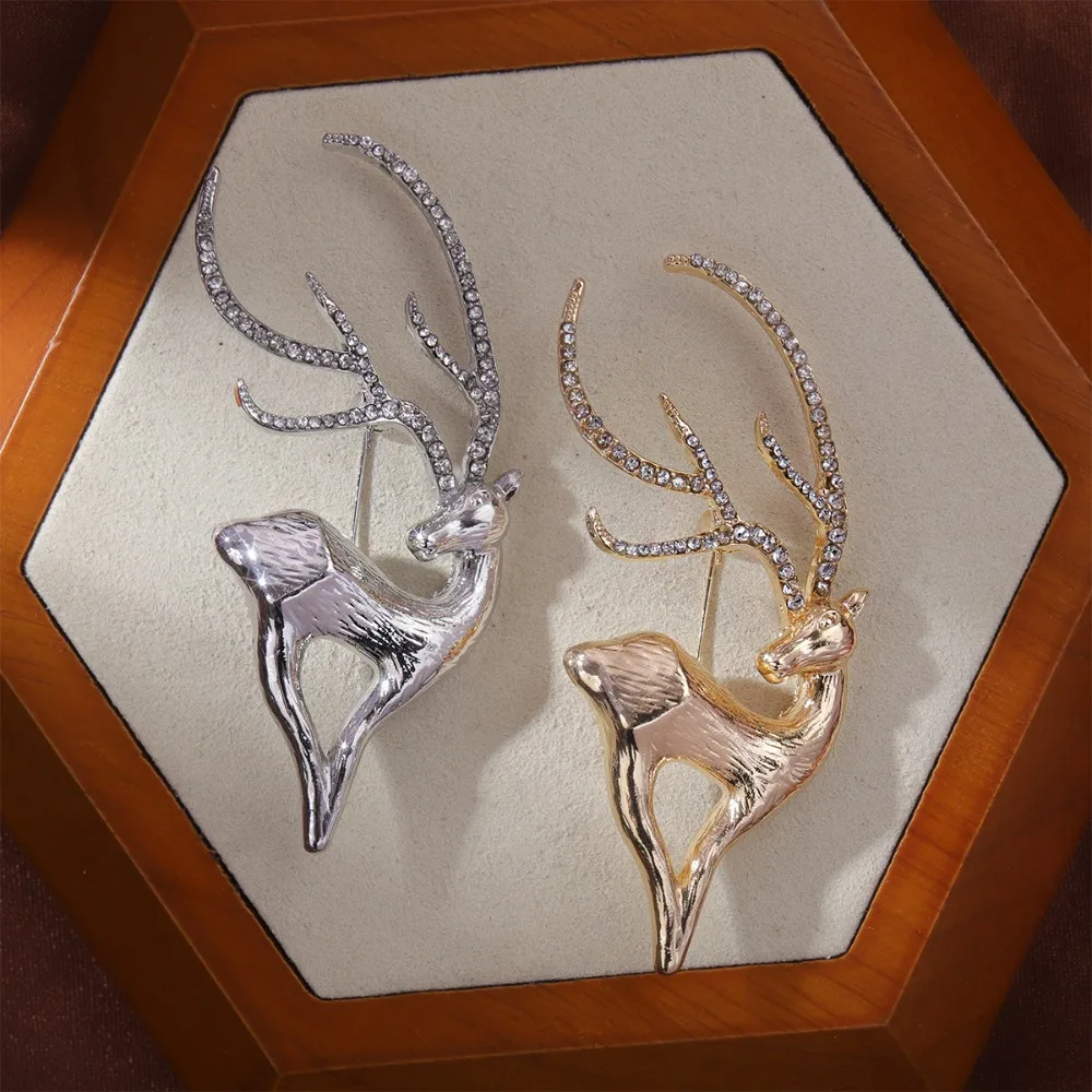 Банкетная блестящая винтажная роскошная брошь в стиле барокко