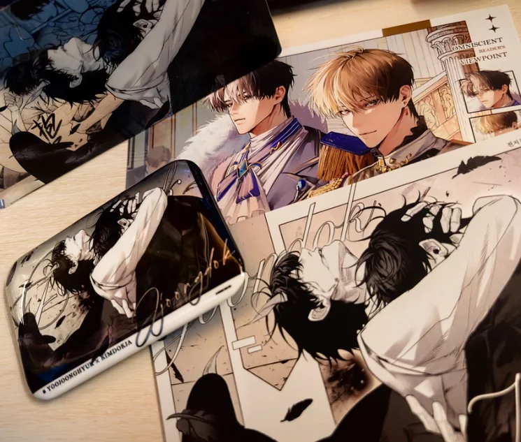 Figura de Colección de Yoo Jonghyuk y Kim Dokja de Omniscient Reader's Viewpoint, Llavero, Insignia, Postales, Tarjeta, Tarjeta Transparente