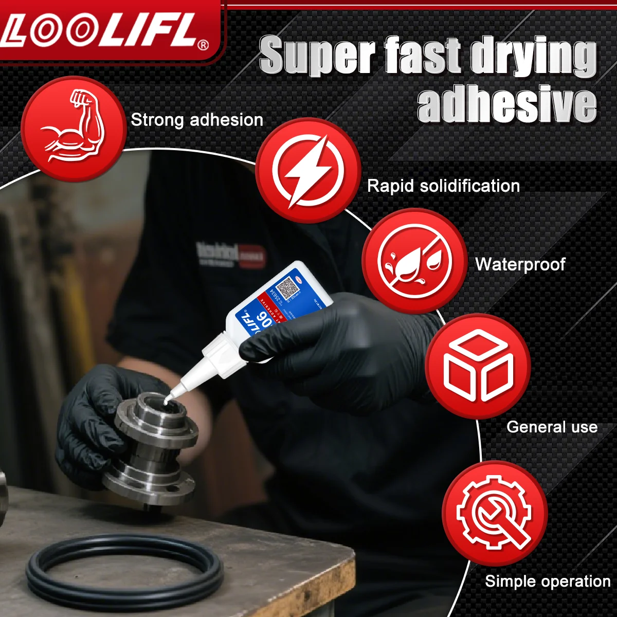 Best-selling 406 Professional Auto Repair Glue, 3 Seconds Initial Curing, Waterproof, Durable, Suitable for Auto Parts Repair.