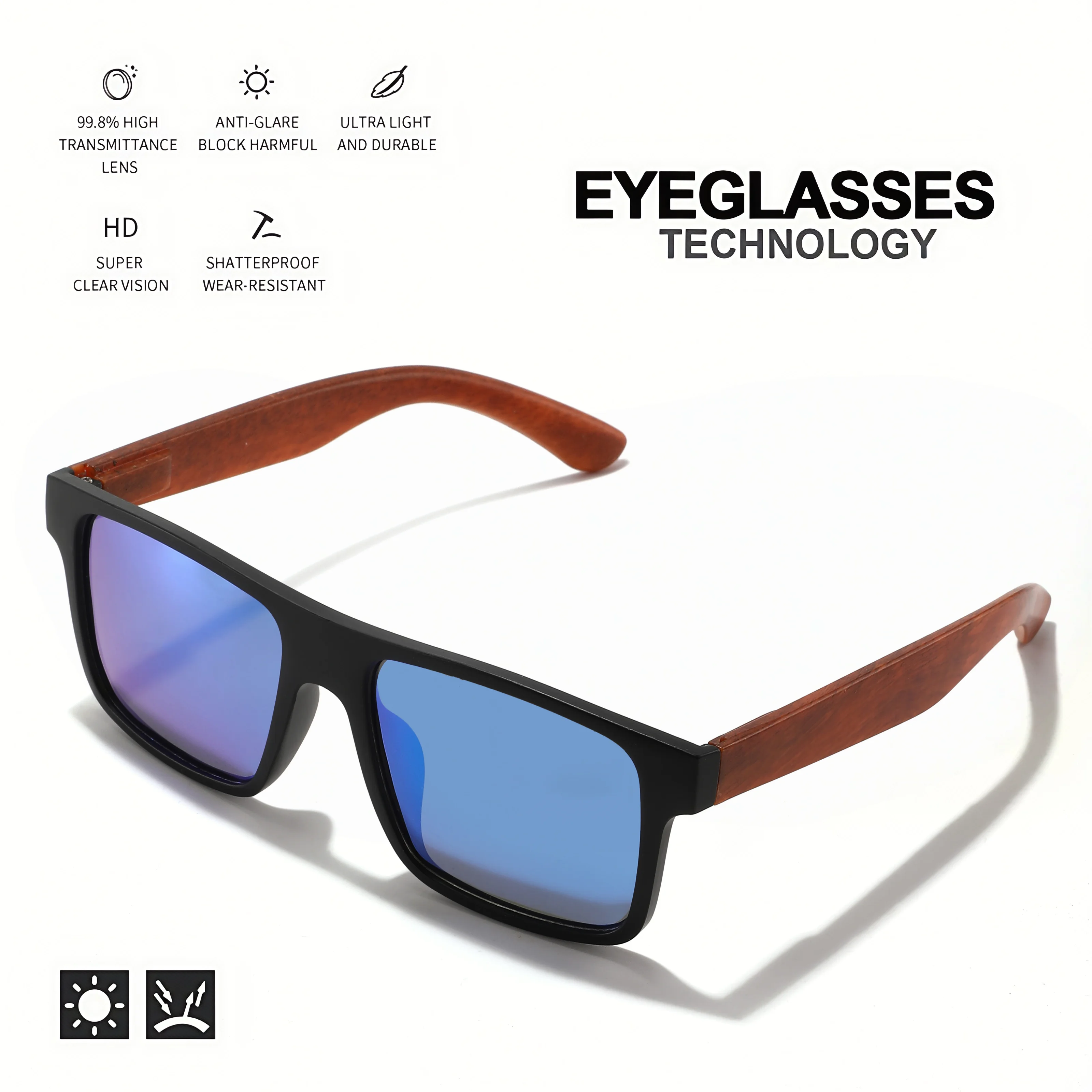 Thumbnail 3 - #42 Discounted Wooden Frame Sunglasses Worth Buying