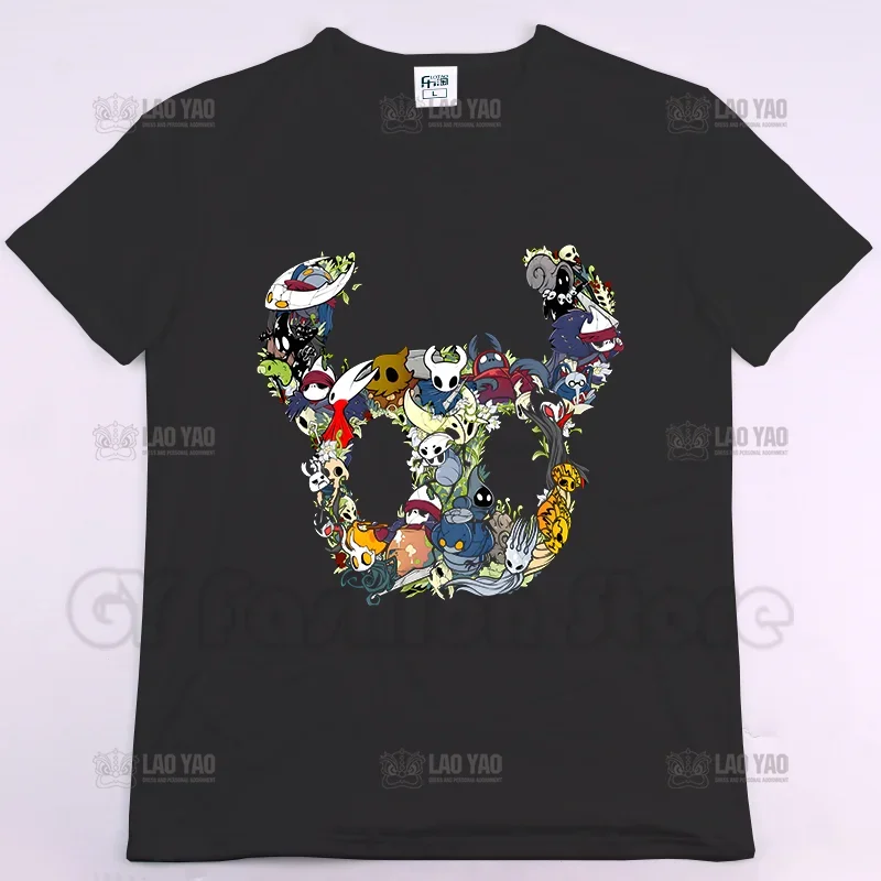 Hollow Knight Graphic T Shirts Game hemed -shirts Summer Short Sleeve HE KNIGH Funny Oversized  Shirt Vintage Kawaii image 4