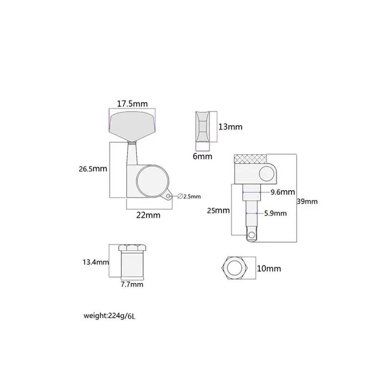 Abja 6L Locking Gui…