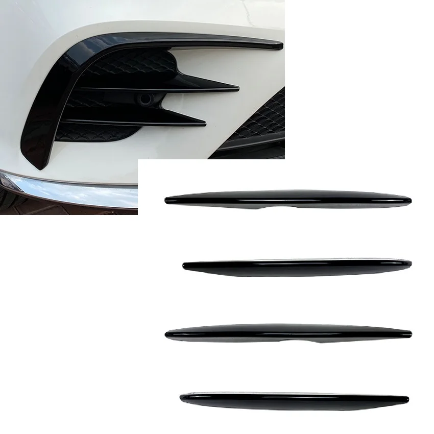 

Car Front Bumper Canard Splitter Fog Light Sticker For Mercedes Benz X253 2016-2019 GLC260 GLC300 AMG GLC Class Car Accessories