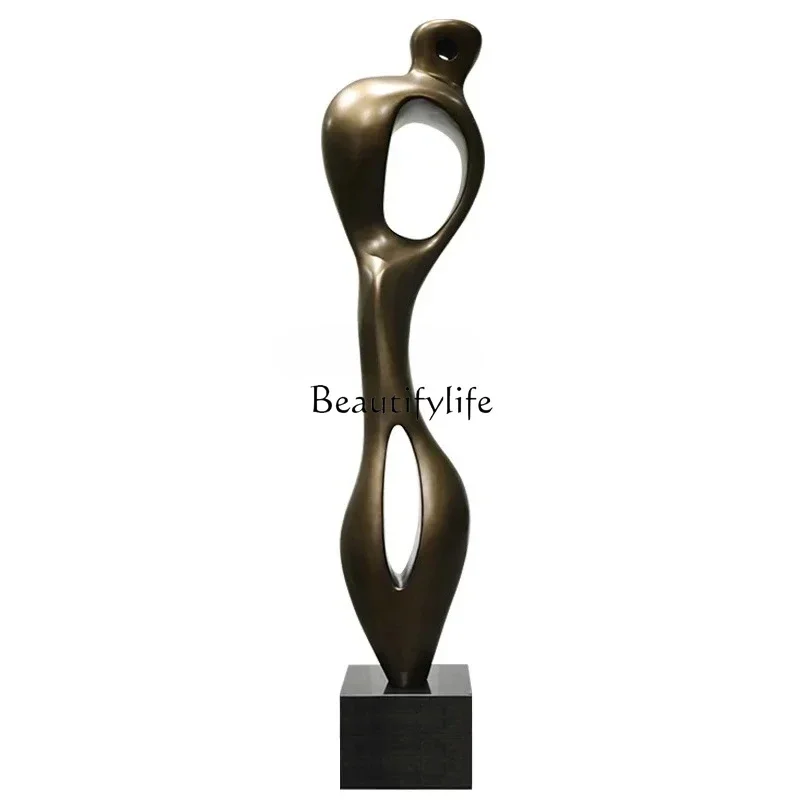 

FG43Hotel lobby large sculpture ornament sales office hall creative abstract decoration large floor