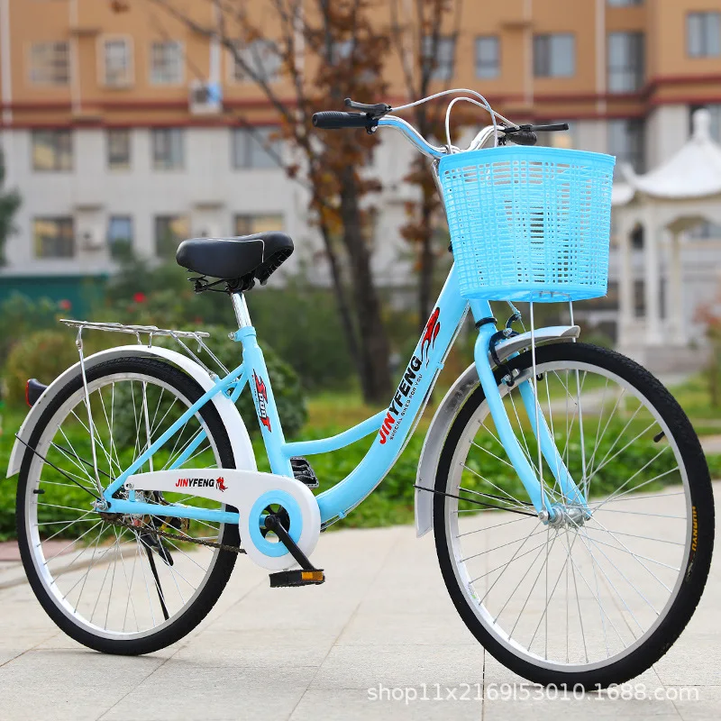 Women 24 Inch Lightweight City Commuter Bicycle Adult Student Friendly High-end Commuter Portable Bicycle Ride A Bicycle