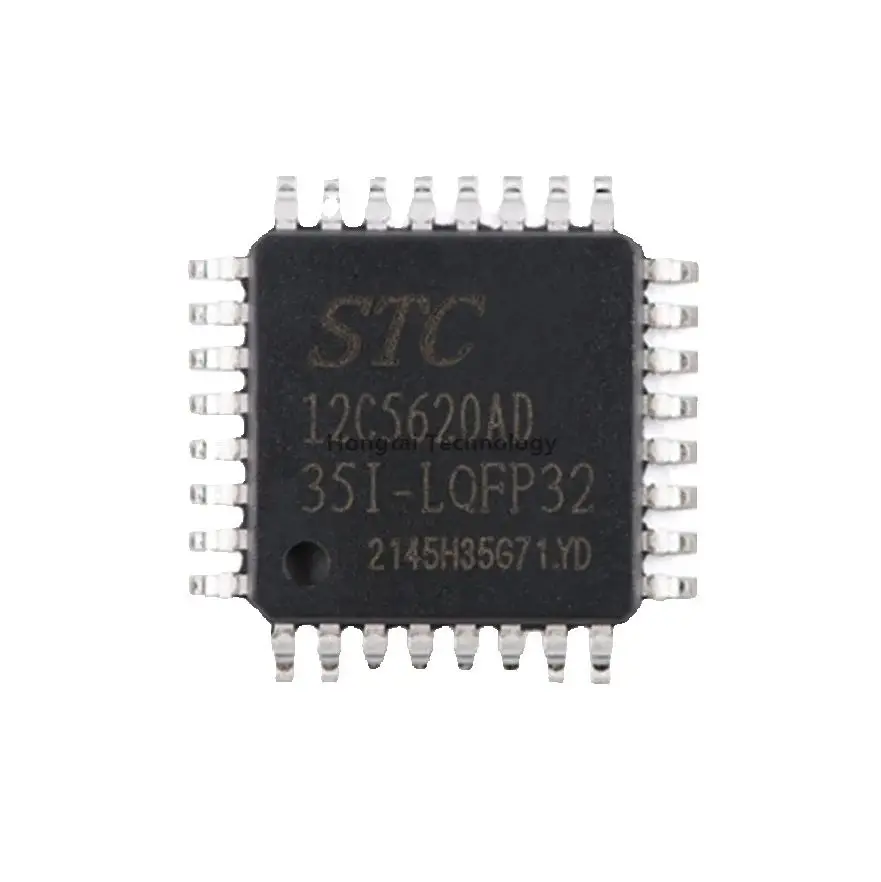 New genuine STC12C5620AD-35I-LQFP32 1T 8051 microprocessor microcontroller chip