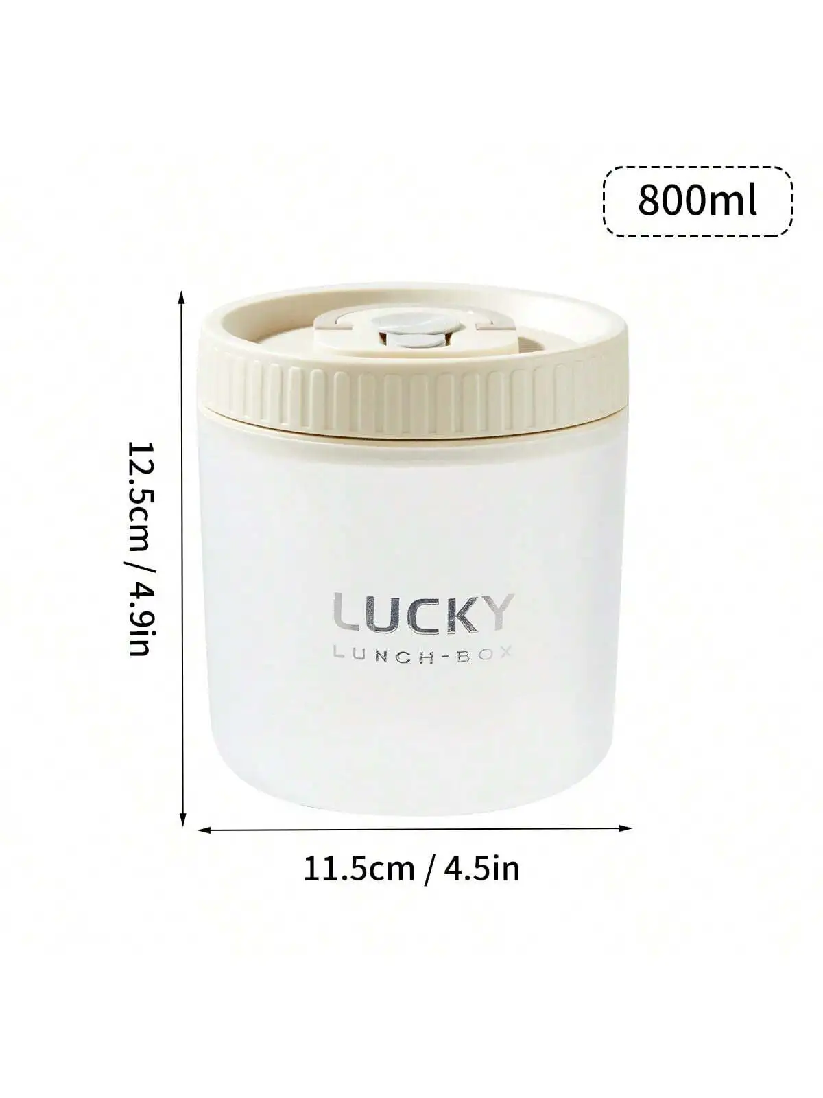 WORTHBUY Transparante plastic lunchbox met deksel en handvat Draagbare voedselcontainer Magnetronbestendig Studenten Lekvrije Bento Box