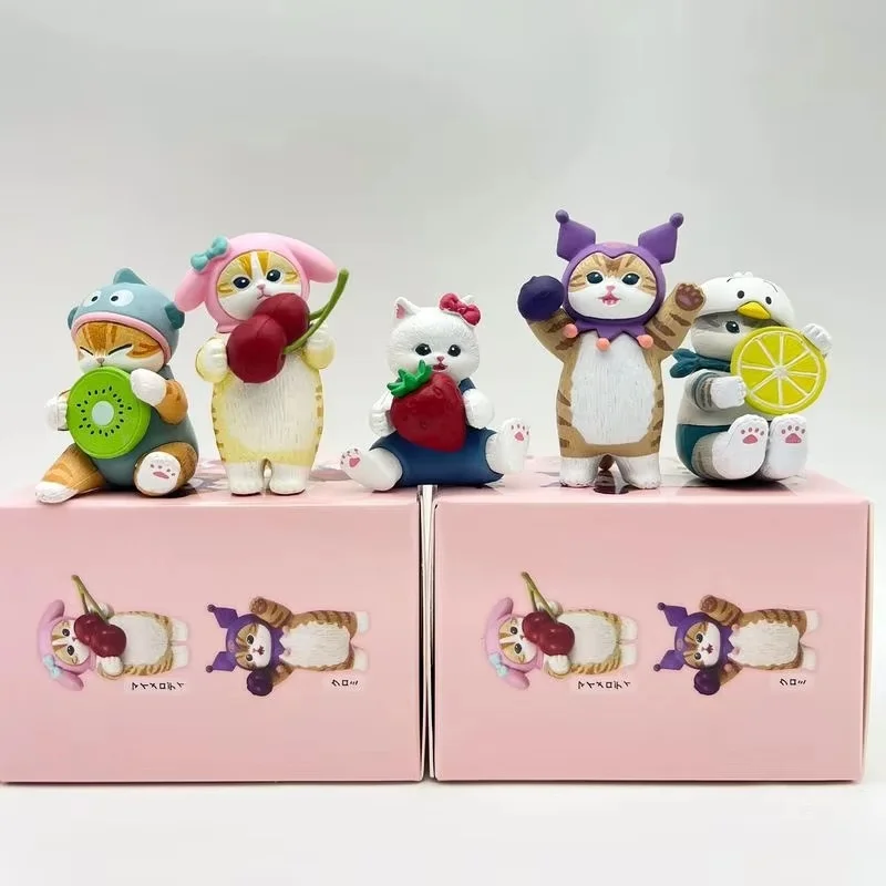 New Mofusand Kitan Shrimp Cat New Generation Animal Series Blind Box Fruits Cat Surprise  Kid Christmas Gifts Motherland Edition