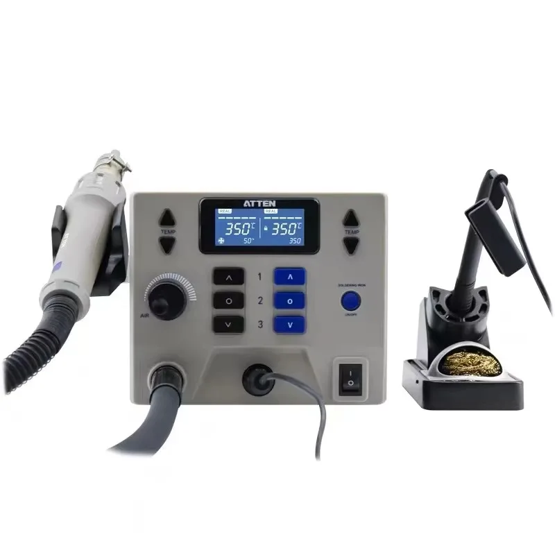 ST-862D Update Version ST-8602D 1300W 2 in 1 Digital Rework Station Hot Air Gun 90W Soldering Iron Solder Station 110/220V
