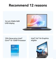Adreamer 16 Inch Laptop LeoBook16S 2560*1600 IPS 60Hz CPU Intel Core i5-1240P 16GB RAM SSD 1TB 16" Business Desktop Laptop 2