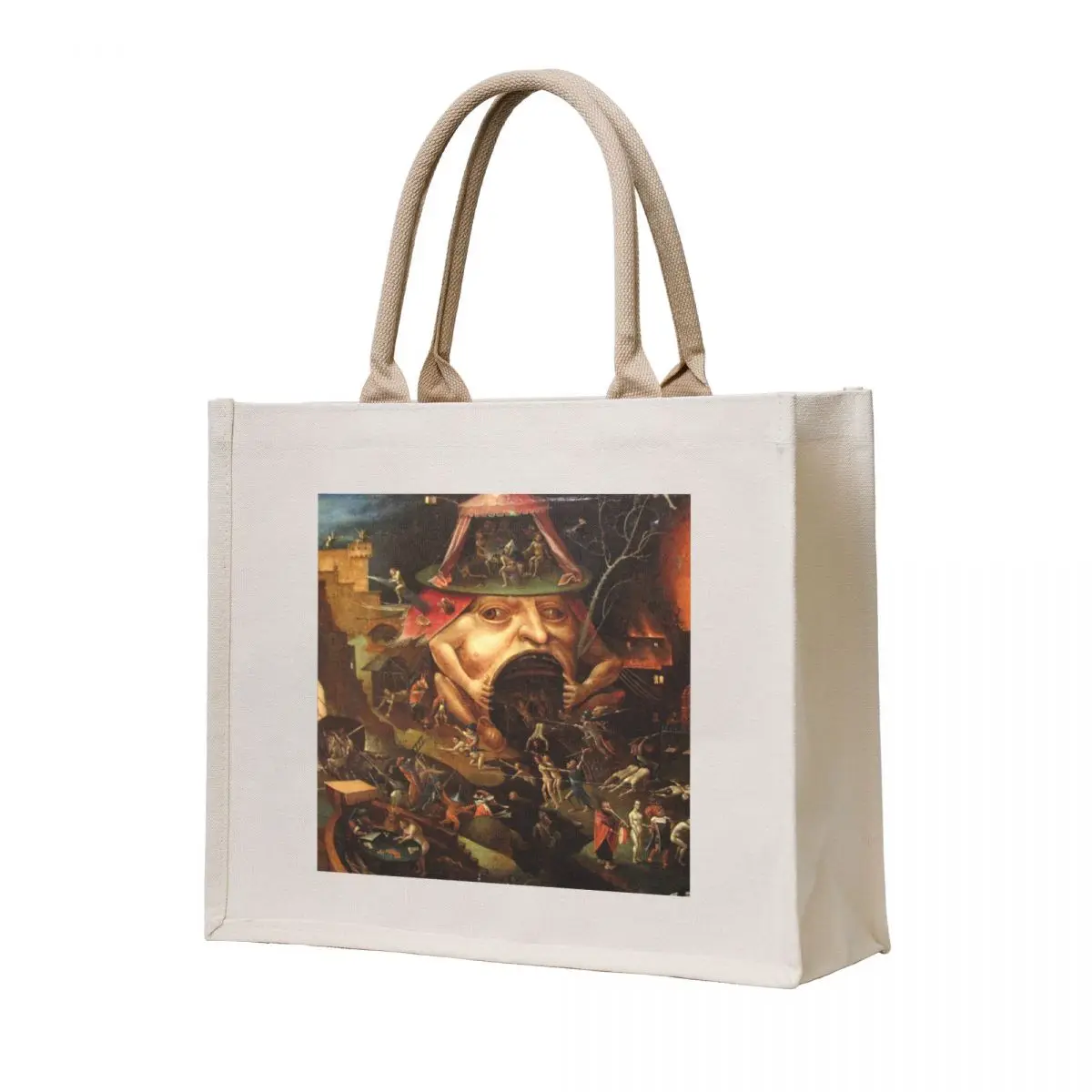 

Insight into Hell 3 by Hieronymus Bosch Tote Bag sacs de shopping tote bag Lady bag canvas tote