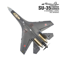 QF009 J16 Rc Plane 4CH Foam Remote Control Airplane Su35 Model Glider 2.4G 360° Flip-Roll 525mm Fixed Wing Fighter Aircraft Toy