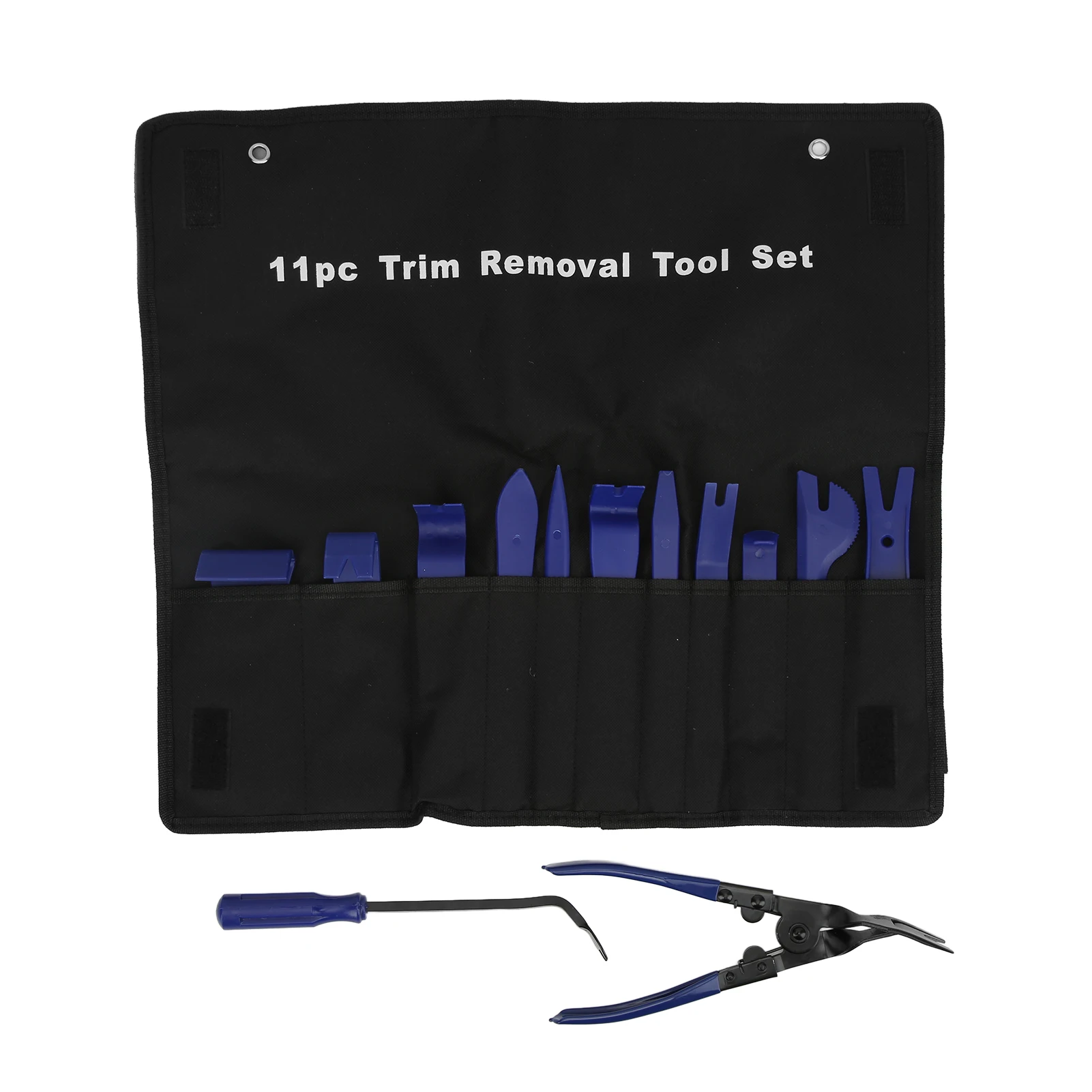 13PCS Car Audio Trim Removal Tool Kit Blue with Oxford Cloth Bag Automobile Repairing Accessory