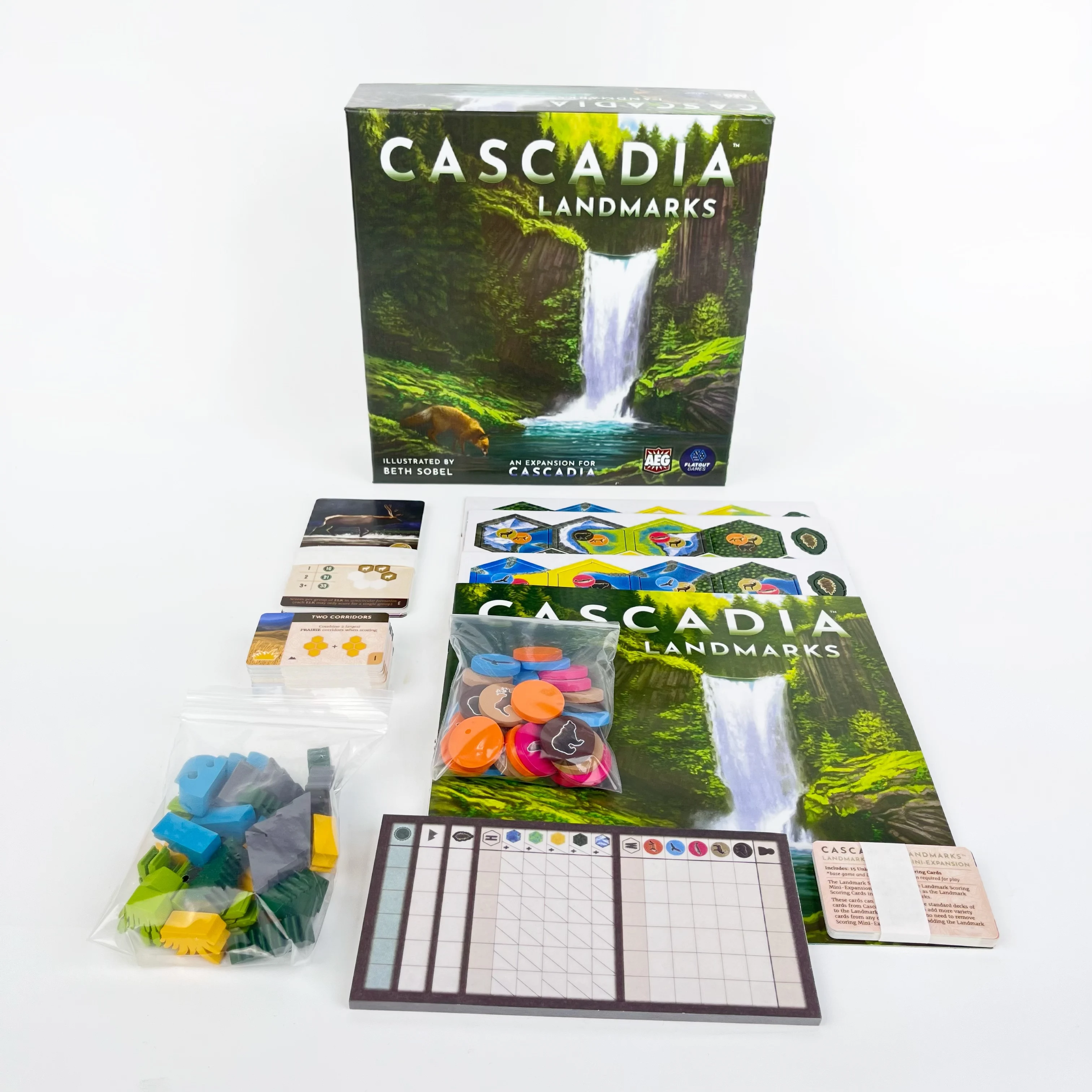 Strategie-Brettspiel Cascadia: – Board Game Harmonies Bewertung und Preis