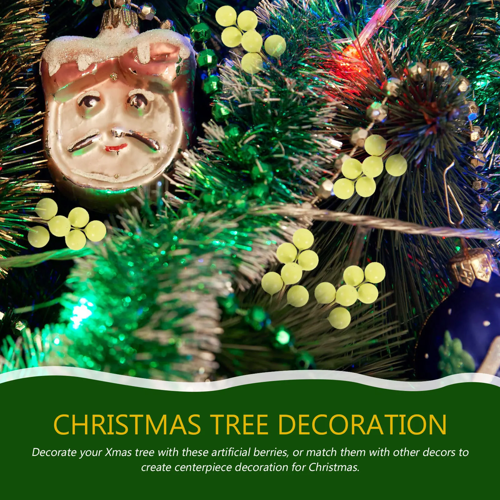 

Artificial Christmas Berry Simulation Berries Decoration Ornament Fake Branches Decorate Faux