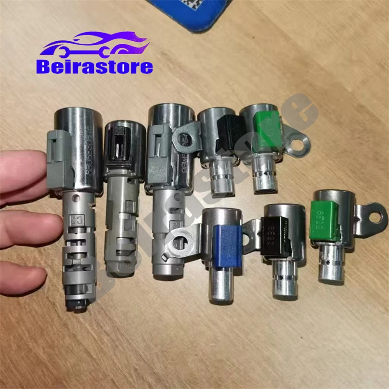 Original A760E A960E TB-60NF TB65-SN 9PCS 6-Speed Auto Transmission Solenoid Kit For TOYOTA LEXUS IS250 GS300 IS300
