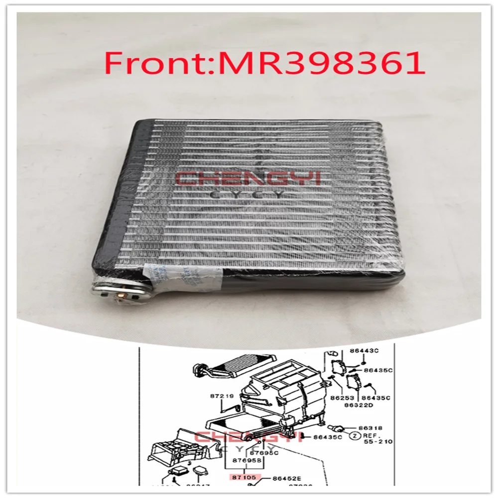 AUTO A/C Air Conditioning AC Evaporator Core Coil For Pajero Montero N84W V63W V73W V77W MR398361 MR500667 44068 249905 EV2106