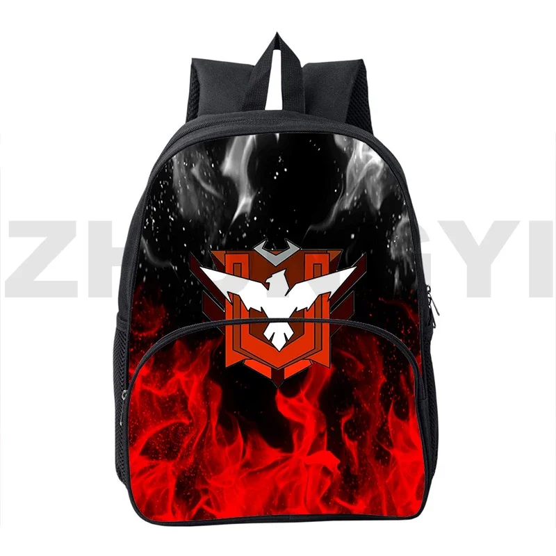 3D Free Fire Garena Backpack Teenager College Canvas Book Bag 12/16 Inch Girls Schoolbags Women Portable Travel Holiday Rucksack