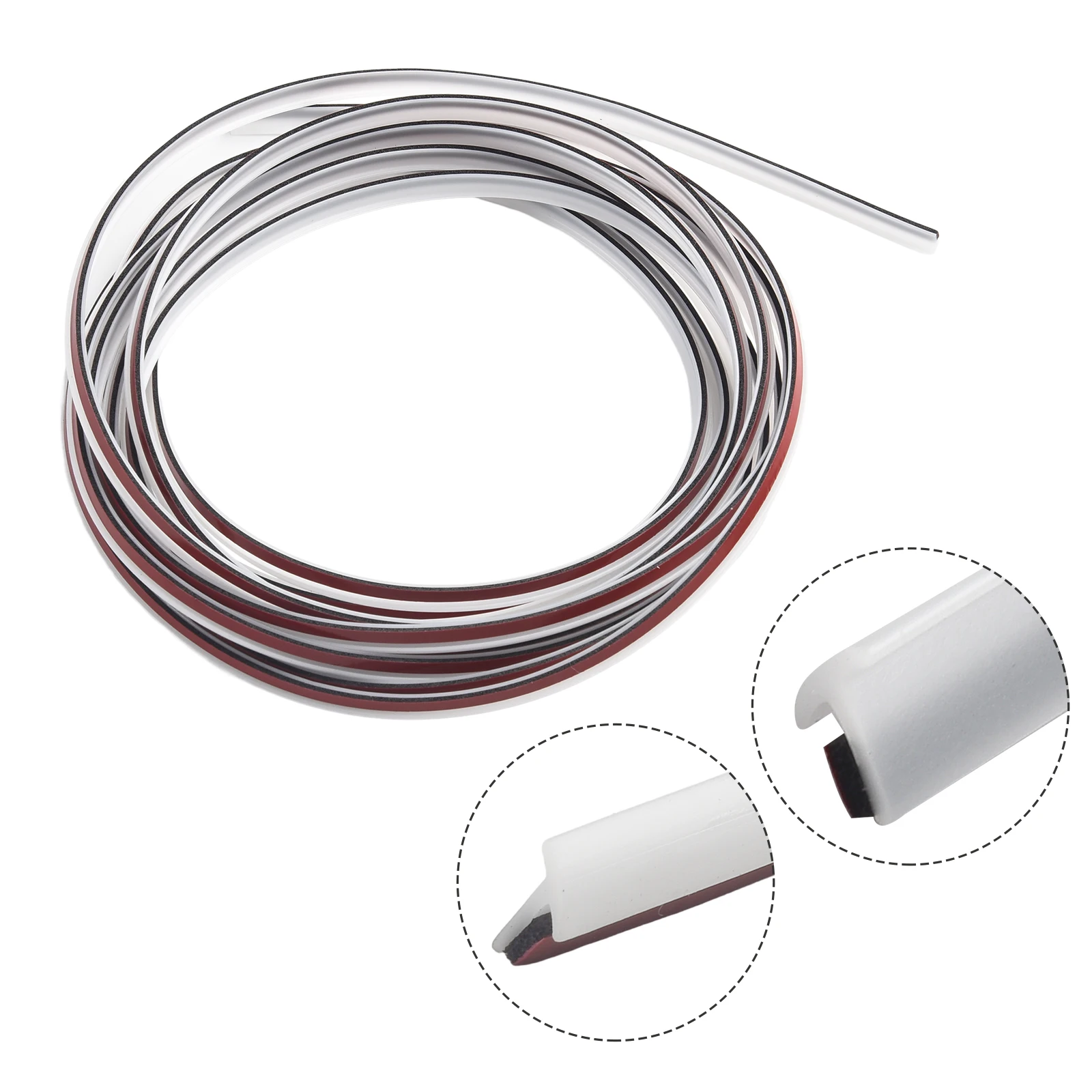 

Уплотнительная лента для двери автомобиля, уплотнительная лента 4 м, автомобильные аксессуары, резиновая накладка из EPDM, практичный материал высокого качества, новый