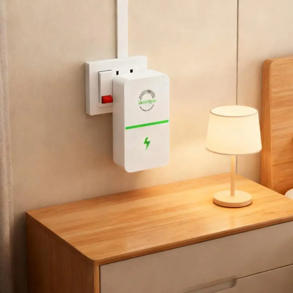 Energy Saving Device Power Factor Saver Home Pro Power Electricity Energy Saver US/UK/EU Plug Household Stable Voltage Device