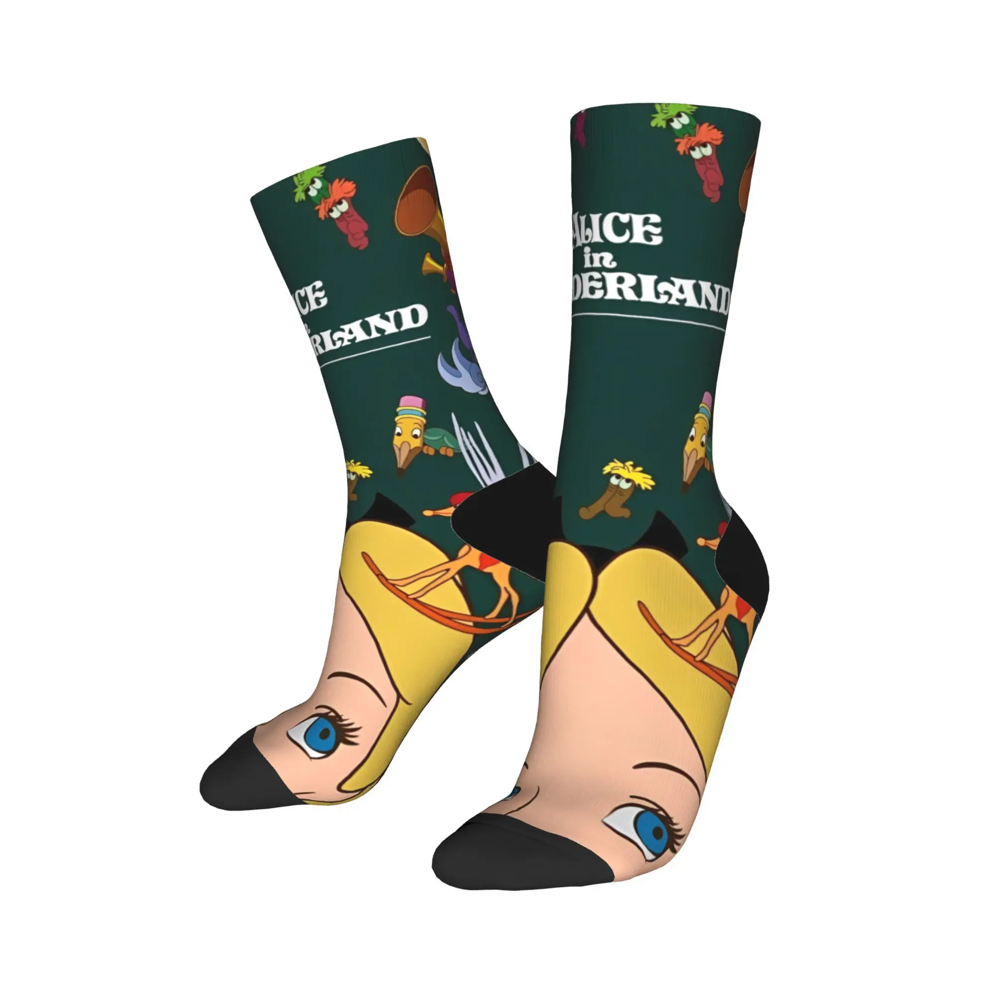 Princess Alice in Wonderland Merch Men Women Socks Cozy  Sport Middle Tube Sock Comfortable Birthday Gifts Idea