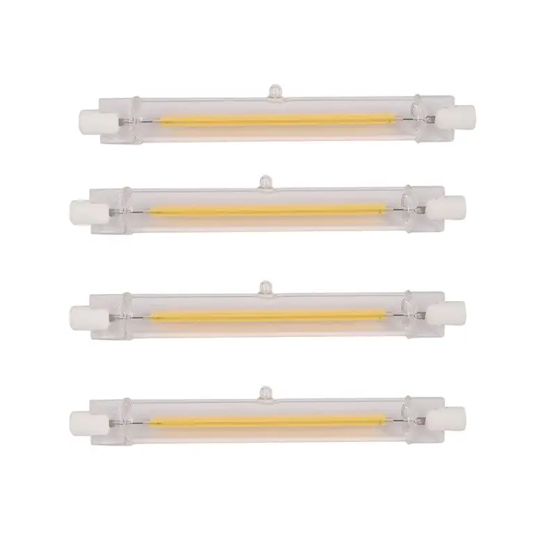 SOFT-4X Dimmable R7S Led Cob 10W 118Mm Led Light Bulbs Replace Halogen Lamp-Warm White Light 220V
