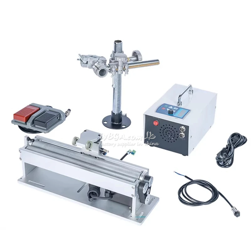 LY Welding Fixture Laser Handheld Welding Round Tube Welding Auxiliary Fixture 60 Step Stepper Motor Rotating Fixture Chuck