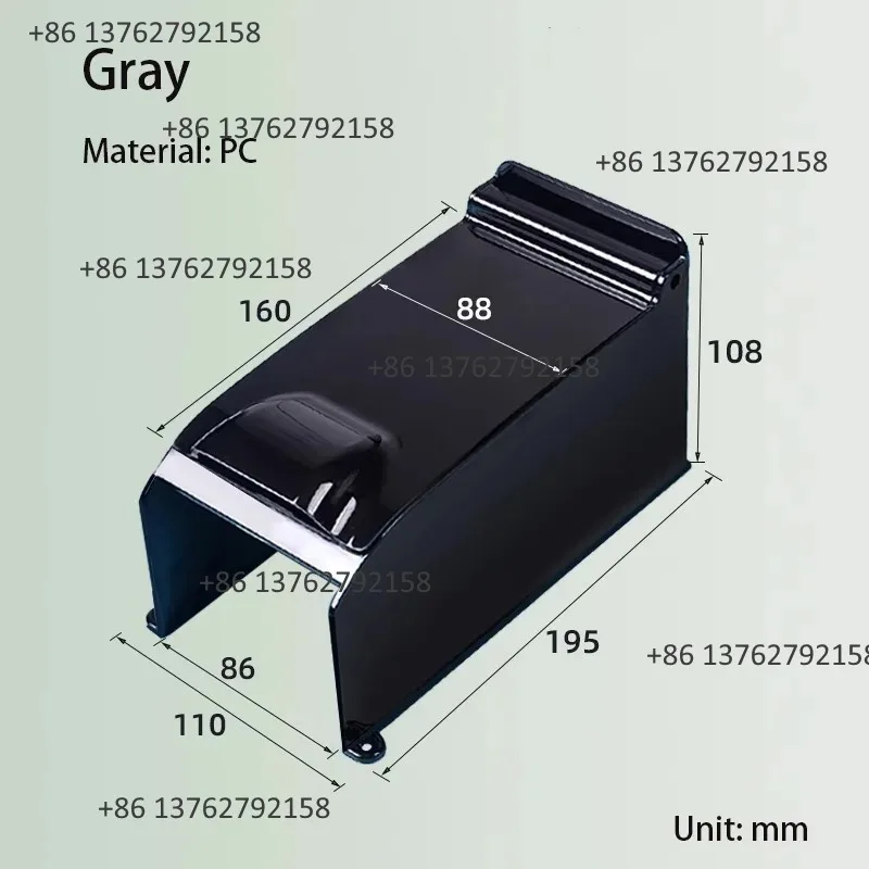 Flip Cover Rainproof Protective Shell Waterproof Sunshade Cover For Keyless Password Lock Doorbell Door Lock Tank