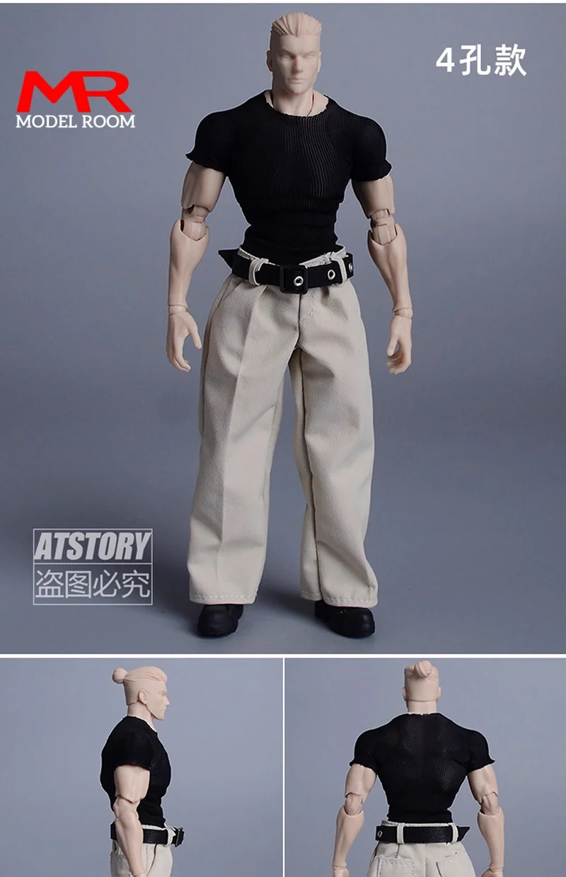 ATStory 1/12 Schaal Mannelijke Business Casual Riem Werkkleding Riem Kleding Accessoires Model Fit 6 ''Soldaat Action Figure Body poppen