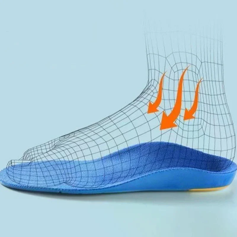 Orthotic High Arch Support Insoles Orthopedic Sport Insoles For Plantar Fasciitis Support Shock Absorbing Shoe Pad
