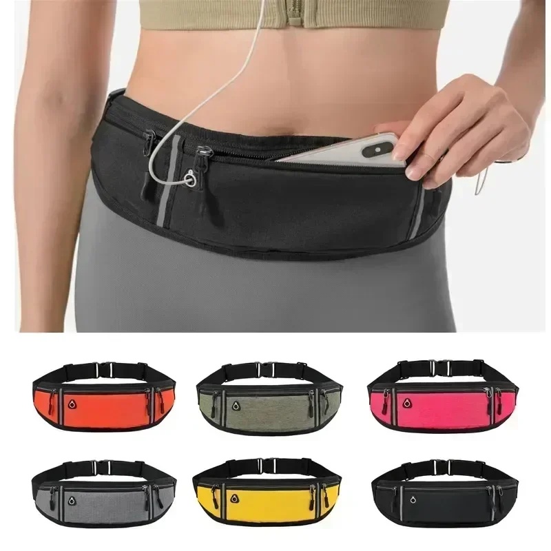 Riñonera deportiva para correr, bolso para teléfono móvil, paseo al aire libre, riñonera Invisible antirrobo para mujer, nuevo bolso cruzado resistente al desgaste