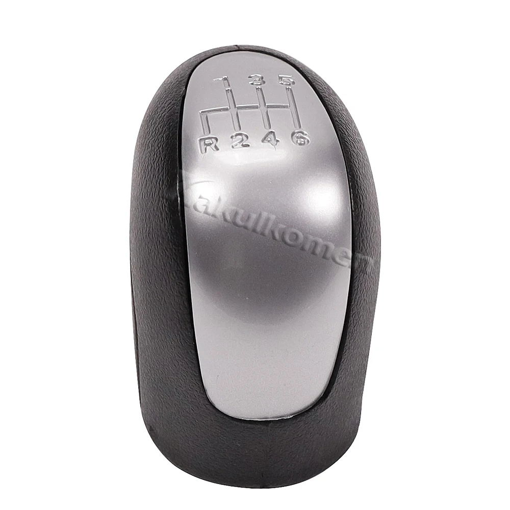 Schaltknauf Schalthebelkopf mit Leder-Manschette für Mercedes Benz Vito Viano W639 2003-2010 Schwarz 6-Gang Schaltgetriebe – Detail 16