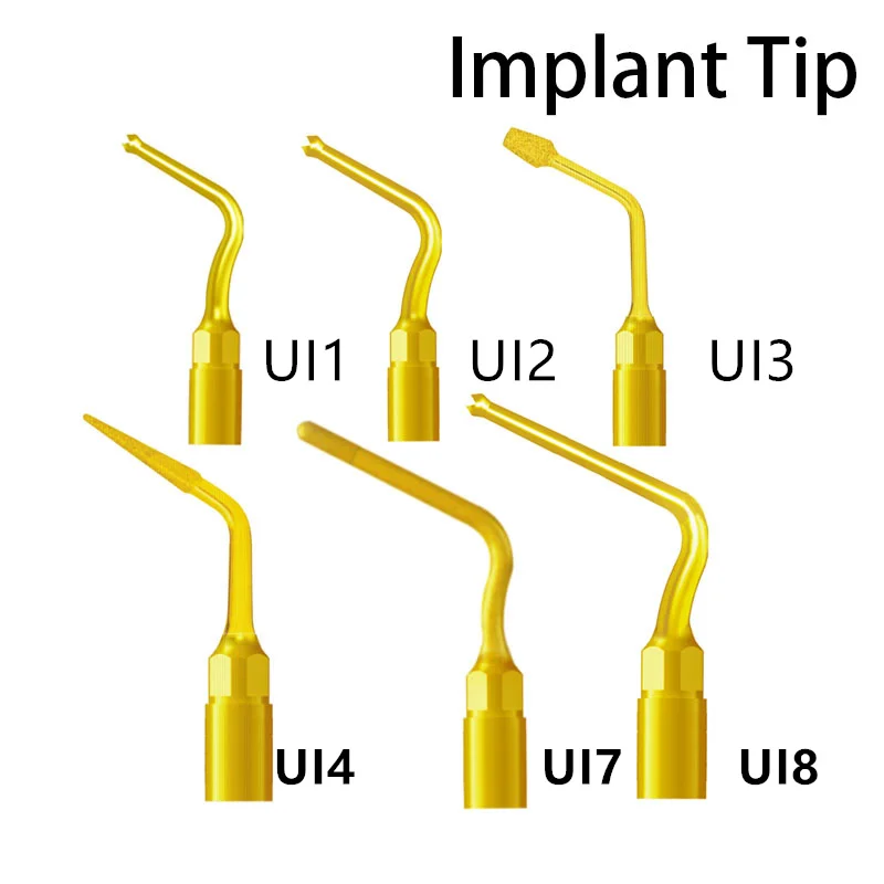 VVDental Piezosurgery Tips Ultrasonic Bone Cuter Surgery Tip Implant/Sinus Lift/Scaling/Exelcymosis Tips Fit Woodpecker Mectron