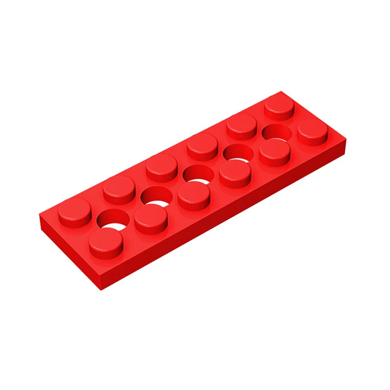 Gobricks MOC Assembles Particles 32001 High-Tech Plate 2 x 6 with 5 Holes Building Blocks Parts Kids DIY Educational Parts Toys