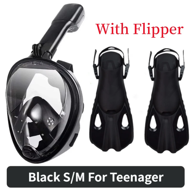 Onderwater Scuba Anti Fog volgelaatsduikmasker Snorkelen Ademhalingsmaskers Veilige waterdichte zwemuitrusting voor volwassen kinderen