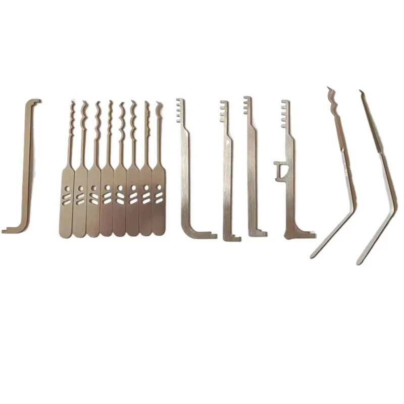 Multitool إصلاح الباب مشط تجاوز الأقفال EDC عدة للسيارات Picklocks Lockpicks مجموعة من قفل أطباق الفيديو يختار للأداة الكهربائية #2