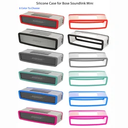 2024 Portable Silicone Case For Bose SoundLink Mini 1 2 Bluetooth Speaker Anti-drop Protector Cover Skin Box Speakers Pouch Bag