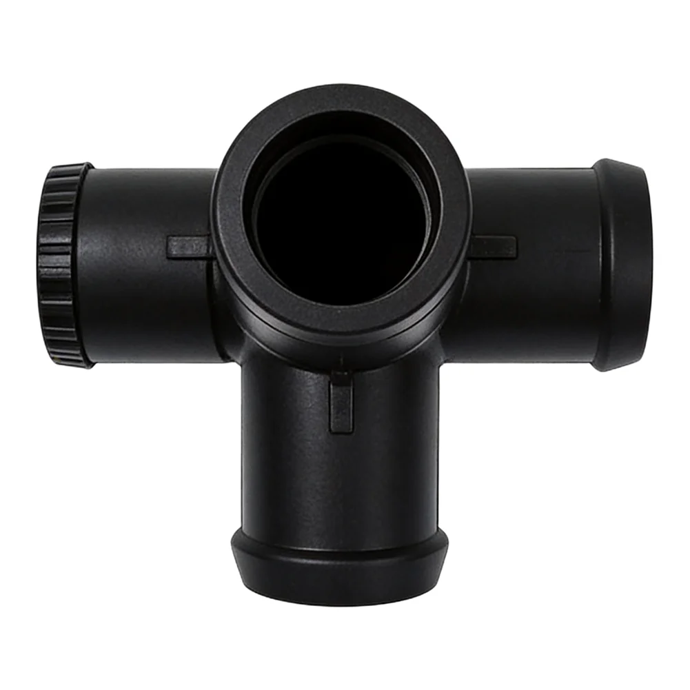 Black Heater Hose Connector Heater Hose Connector Fitting Engineering Plastic Build Leak Prevention Design Easy Install Feature