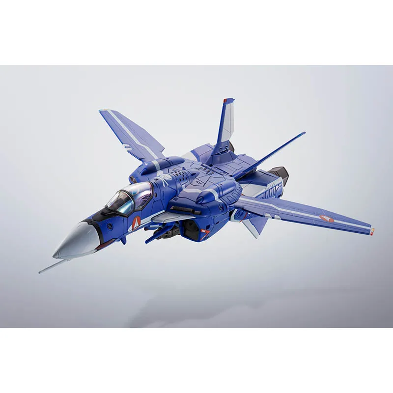 BANDAI Origina The Super Dimension Fortress Macross HI-METAL R VF-0S Genius Blue Ver.  Anime Action Figures Model Toy Collect