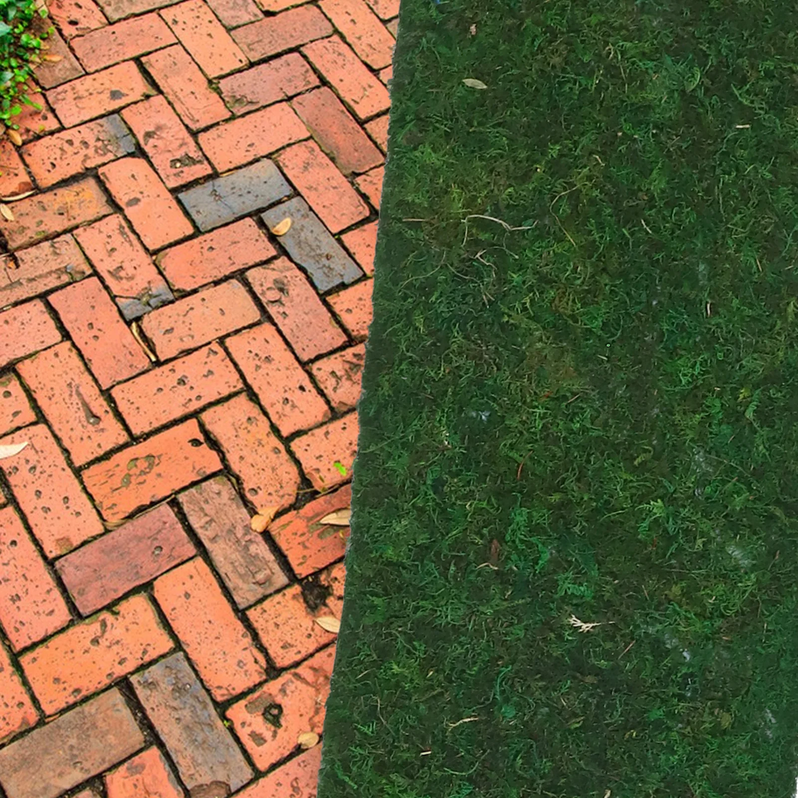 

Realistic Artificial Rug Decorative Simulation Mat For Indoor Outdoor Garden Landscaping Fake Grass Micro Landscape Supplies