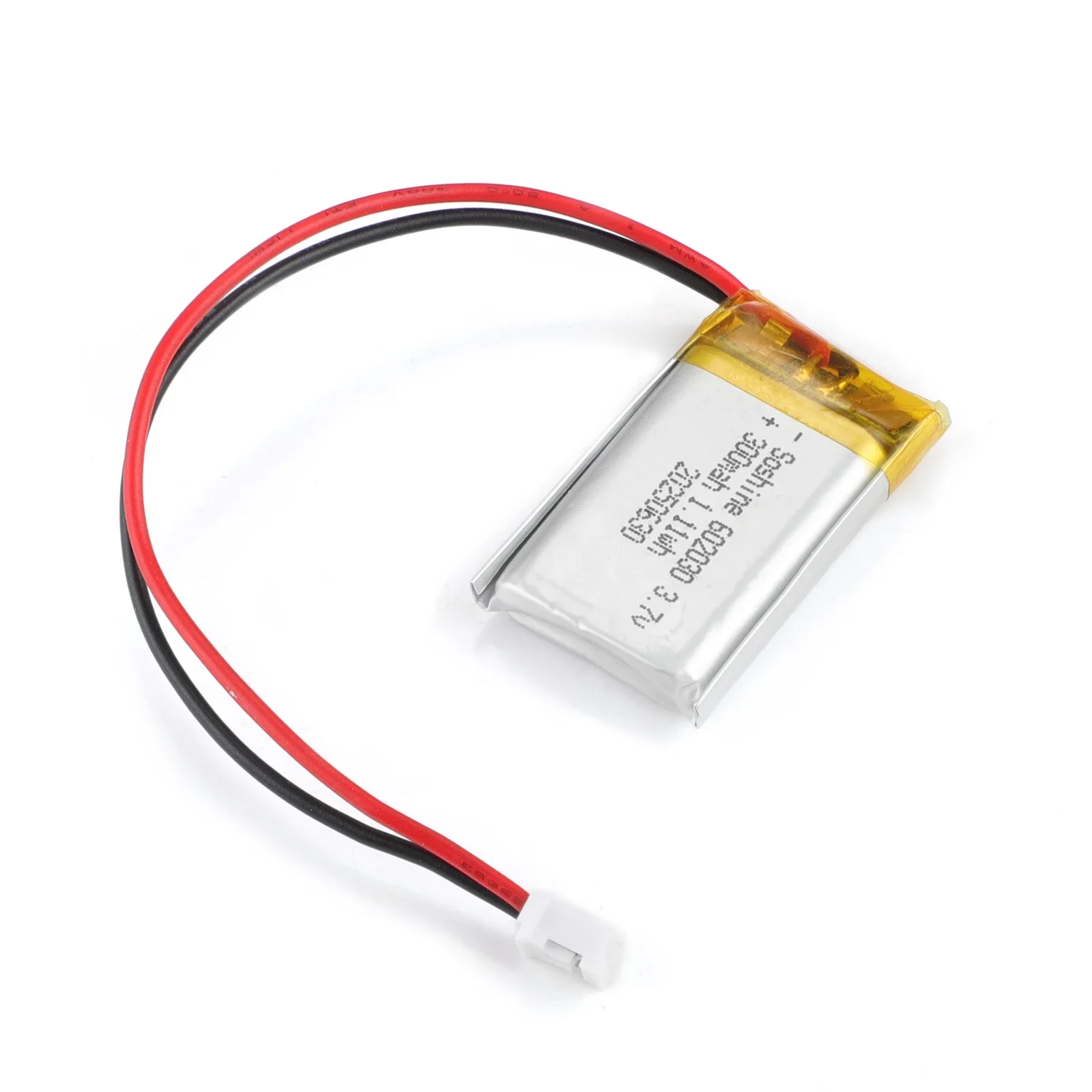 602030 Lithium Battery 300mAh 3.7V Li-ion Polymer Rechargeable Batteries for Bluetooth Headset Speaker Monitor Self-Timer