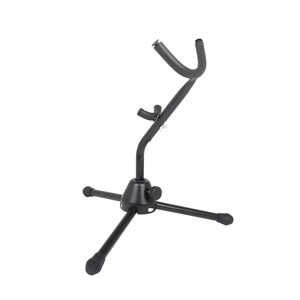Suporte de saxofone alto, tripé de metal dobrável para instrumentos musicais, peças de instrumentos de sopro