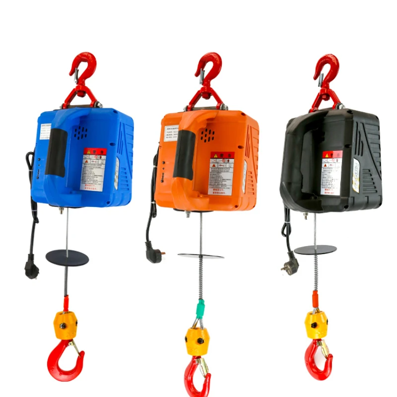 

220v small 1 ton hook hoist crane hook type electric hoist home lift