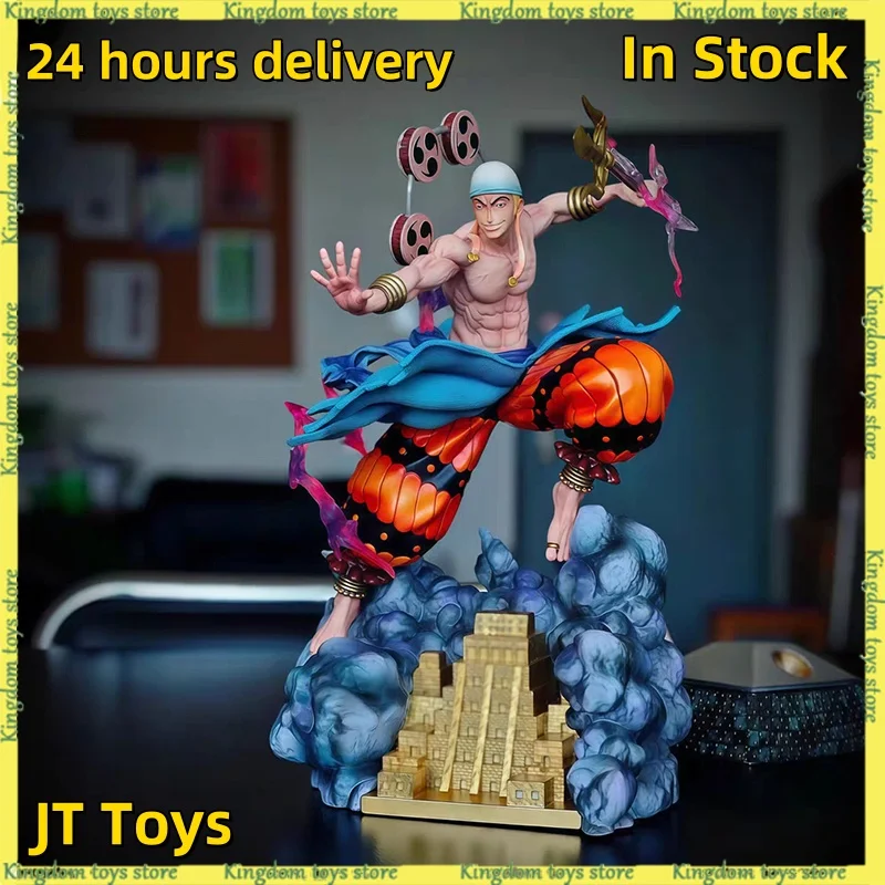 

In Stock JT Toys 29cm ONE PIECE Anime Figures Enel Figures PVC Statue Model collection Room decoration Boys Birthday Gifts Toys