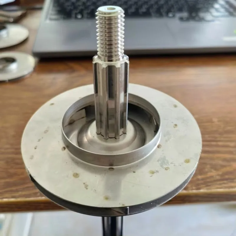 Stainless steel spline impeller diffuser for vertical multistage pumps